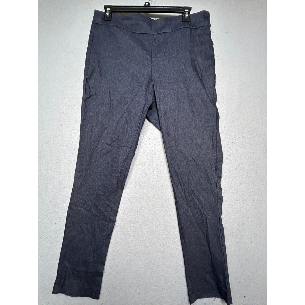 Jones New York Pants Stretch Denim Look Blue 2X EU 48/50 Womens